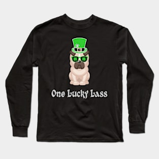 St Patricks Day..One Lucky lass Long Sleeve T-Shirt